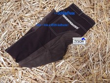 Reithose Anna Braun Vollbesatz Glitzer Strass  42  Tyson Kunstleder Vollbesatz
