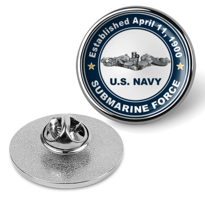 Established April 11, 1900, Sub Force Tie Tac, Hat Pin Badge, Lapel Pin - Silver