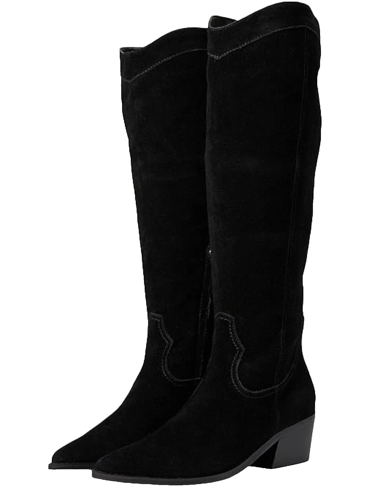 Botas para mujer Nine West superiores occidentales de cuero