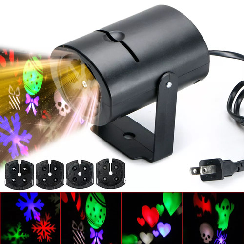 Halloween Christmas LED Laser Light Projector Snowflake House Party Stage Lamp - Picture 7 of 16