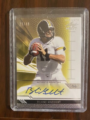 2011 Leaf Ultimate Draft Missouri U-BG1 Blaine Gabbert Auto/Autograph Rookie /49