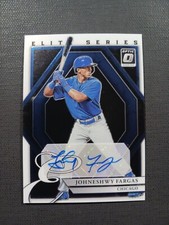 2022 Donruss Optic Baseball Johneshwy Fargas Elite Series Signatures Cubs⚾️💥