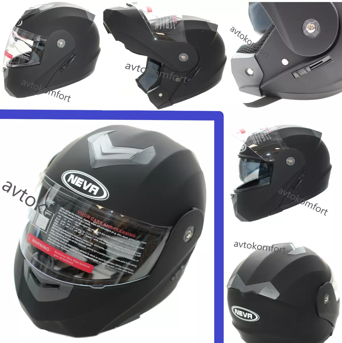Flip up helmets hotsell with sun visor