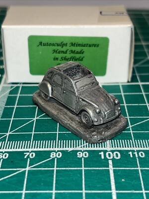 Autosculpt Miniatures, Citroen 2CV, Maßstab 1:87, Zinnoptik Handarbeit, CI-01