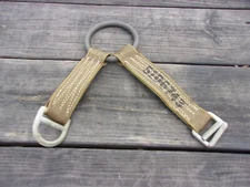 ONE..MILITARY SURPLUS A-21 CARGO BAG PARACHUTE AERIAL SLING D-RING STRAP US ARMY