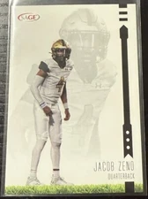 2025 Sage Football Black Jacob Zeno #36 Texas A&M Aggies