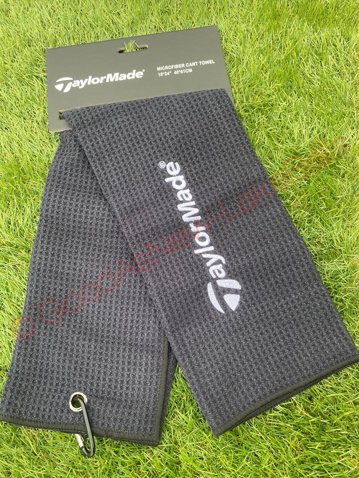 Taylormade Golf Cart Towel Black 16” x 24” ( 40 cm x 61cm ) eBay