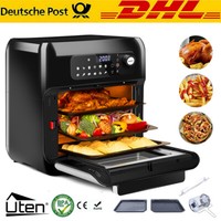 10L HeißLuftfritteuse Airfryer Ofen Mini Backofen Grill Fritteuse Backofen 1500W