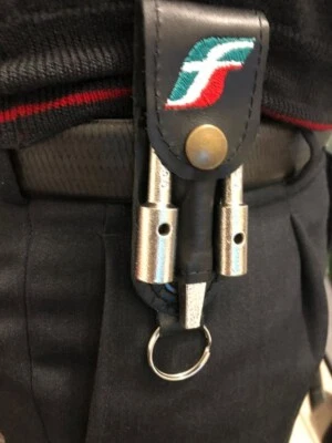Porta chiave tripla portachiavino capotreno macchinista manovratore ferroviere - Immagine 1 di 4