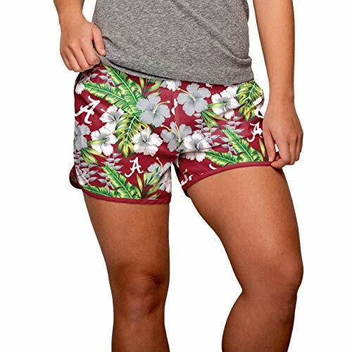 Компанией Foco NCAA в женские Алабама Багровый прилив тропический бриз цветочный шорты