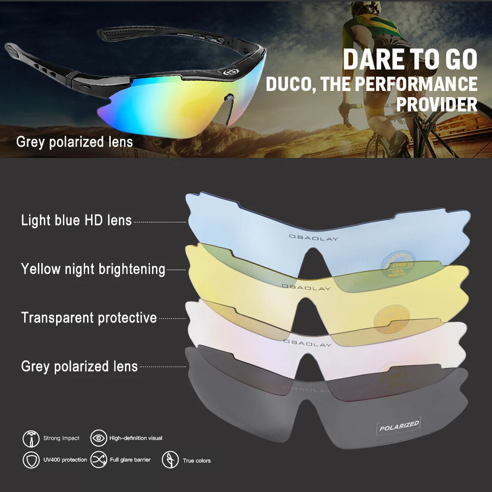 Anti-UV Dust Wind, Outdoor Sports Cycling Sunglasses with Adjustable Nose  Pads