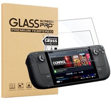 HD Clear Tempered Glass Film Screen Protector Cover For Steam Deck 7 inch 