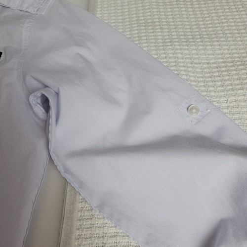 Sovereign Code Shirt Mens Medium Pale Blue On Guard Field Flap Pockets Roll Tab - Picture 8 of 8