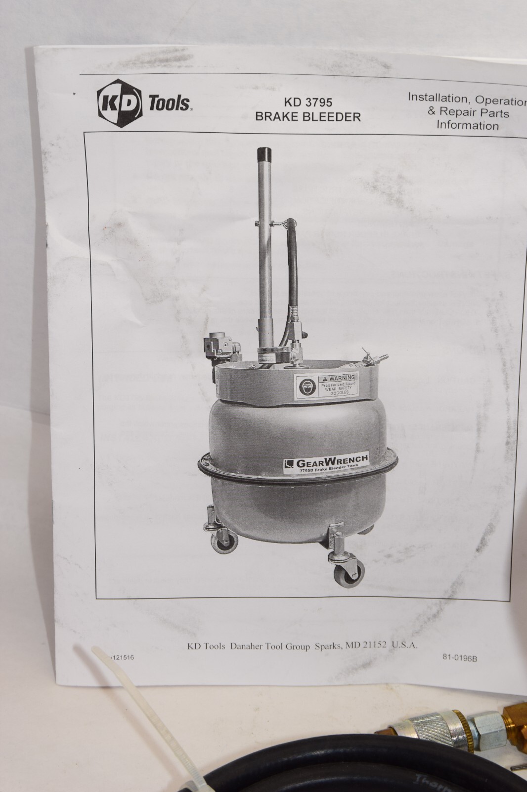 (NEW) GEARWRENCH 3795D Brake Bleeder Tank eBay