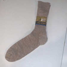 NWT Vintage Tan Gold Toe Women  s Ribbed Socks 7.5-13