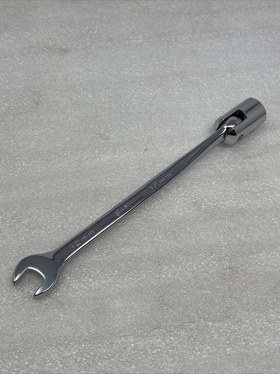 12mm SK Tools 88912 Socket End Swivel Flex Combination Wrench 12 Point USA