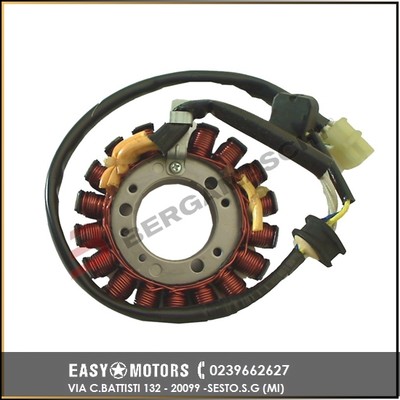 V733100107 OKYAMI Stator Yamaha YP majesty 25000-06 Stator 16 Rollen, Clear