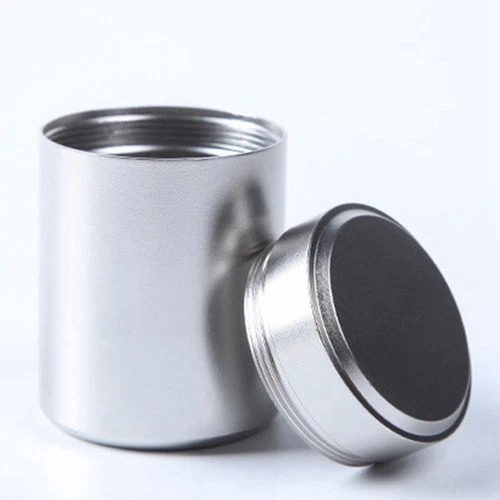 Airtight Smell Proof Metal Herb Can Portable Travel Tea Stash Jar Container Tool - Picture 7 of 14