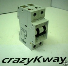 SIEMENS 5SX22 D8 2 POLE 8A D-CURVE CIRCUIT BREAKER NEW CONDITION / NO BOX