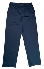 Todd Snyder Relaxed Leisure Pant Cotton Poplin Sz M Navy Blue New Tag 228