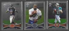 2012 Topps Chrome Football ROOKIE LOT OF 3 T.Y. Hilton, Tannehill Alshon Jeffrey