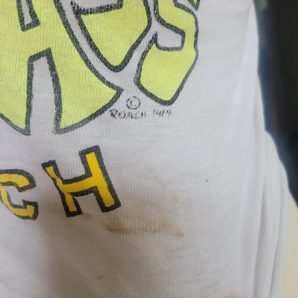 De colección 1969 Roach Beep Beep Road Runner Niños 14 Mujeres Xx Estampado Gráfico Foto 3 de 4