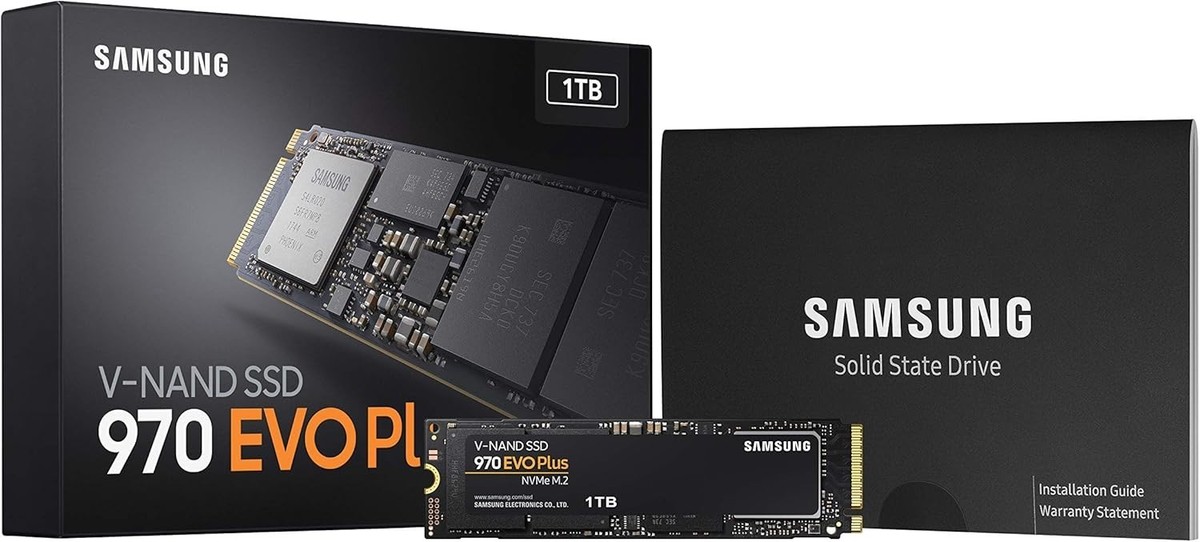 Samsung 970 EVO Plus 1TB M.2 NVMe Internal SSD - (MZ-V7S1T0B/AM