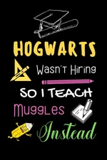 HOGWARTS Wasn't Hiring SO I TEACH Muggles Instead: Awesome Funny Journal Noteboo