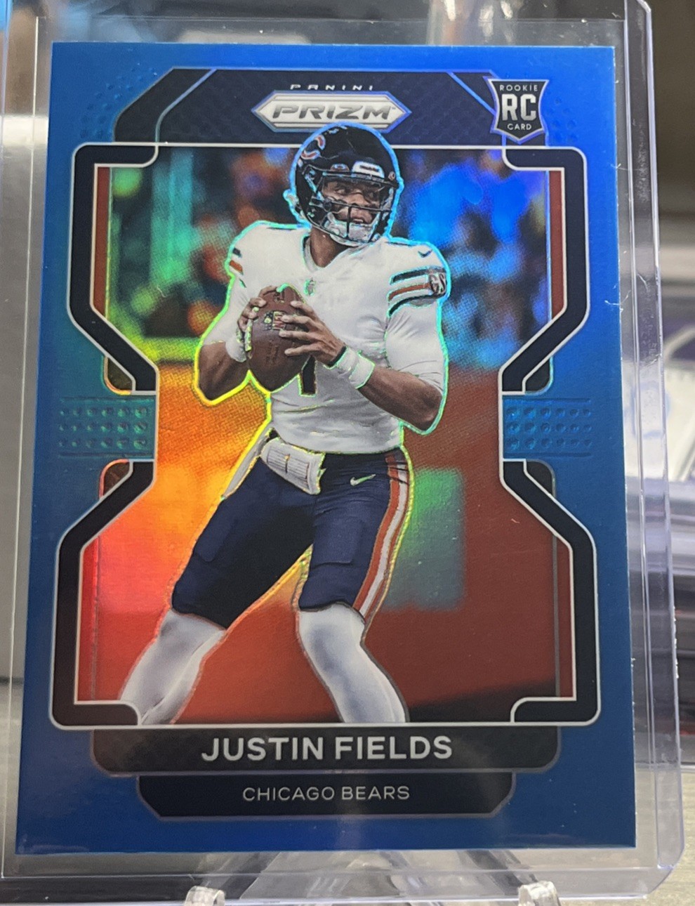 2021 Panini Prizm - Rookie Justin Fields #334 Light Blue Prizm (RC) JETS 🔥📈