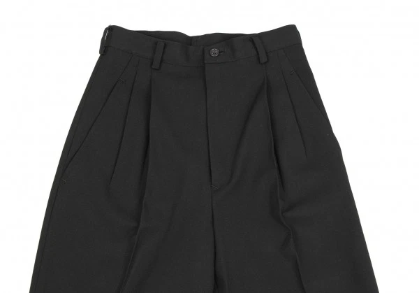 Y's шерсти Gabardine Tuck сужающийся тонкий брюки размер S (K-131387) - Изображение 2 из 4