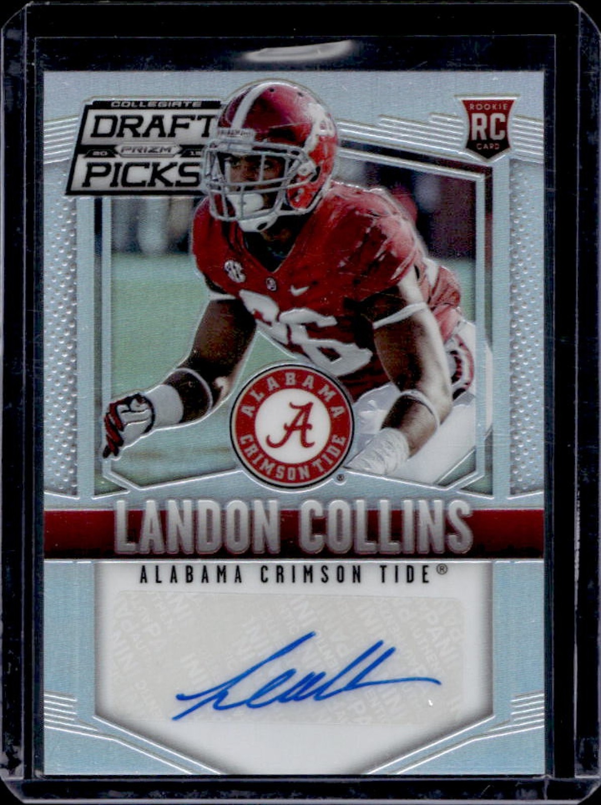 Landon Collins Panini Prizm Collegiate Draft Picks #129 Autograph