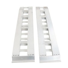 Lablt 2pcs 72 X 15 Aluminum Ramps 6500lbs Car Trailer Truck Hook End Pair 6ft
