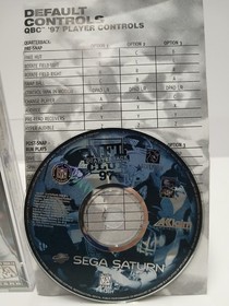 SEGA Saturn NFL Quarterback Club &lsquo;97 CIB Case Manual Complete Disc PRISTINE