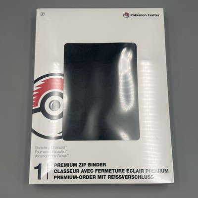 Scorching Charizard Pokémon Center Premium Zipper Binder - Holds