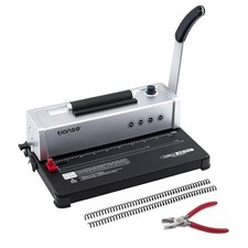 Binding Machine, Spiral Coil Binder Machine, Manual Book Maker Punch Binder w...