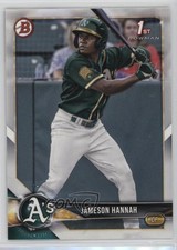 2018 Bowman Draft Jameson Hannah #BD-160 1m26