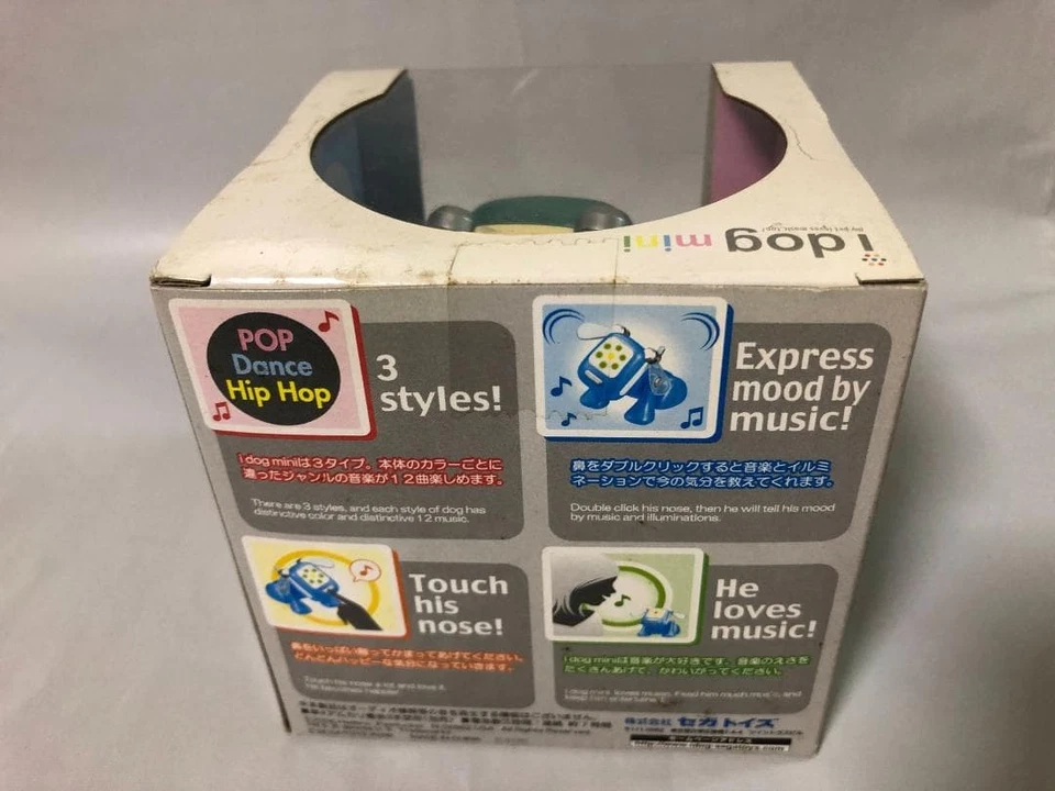 I-Dog Mini Pop Robot Dog Hasbro Sega Toys 2006 Blue New Shipped From Japan - Image 2 of 4