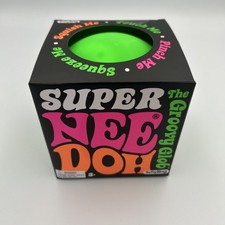 Green NeeDoh Nee Doh The Groovy Glob Super Large Stress Ball XL Squishy Tactile