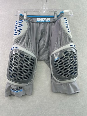 Gear Pro Tec Edge Pro 5 Pad Girdle Football Pads Medium Blue Gray