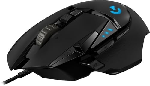 Logitech G502 HERO Mouse Gaming Nero RGB Sensore 25K DPI