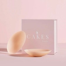 NEW CAKES Body Grippy Circles Honey OG B-DD Non Adhesive Nipple Covers Reusable