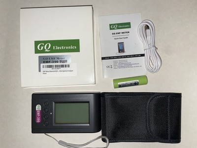 GQ EMF-390 Multi-Field EMF Meter RF Electric Magnetic Field Detector with Pouch