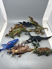 Lot Of 8 Hasbro Jurassic Park World Posable Dinosaur Action  Sounds Figures