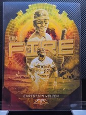 2022 Topps Fire - En Fuego Christian Yelich #EF-16 Gold Minted
