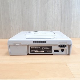 Sega Saturn Console boxed with 1 controller, 3 games & cables Japan White system