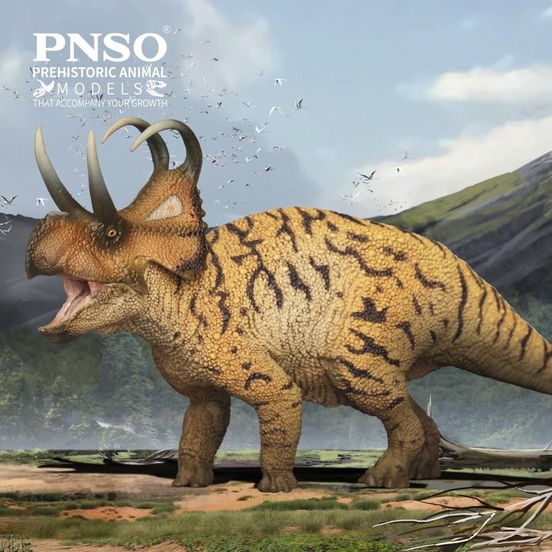 PNSO Machairoceratops Dinosaur Model No 41 NIB