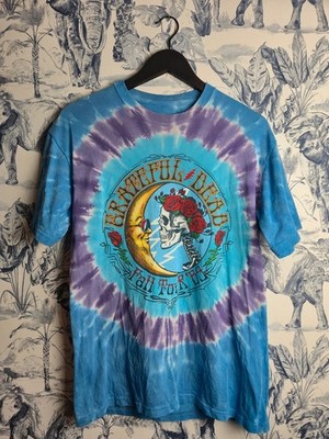 Liquid Blue Grateful Dead Fall Tour 89 Tie Dye T-Shirt M Blau