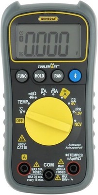 General Tools TS04 ToolSmart Bluetooth Connected Digital Multimeter