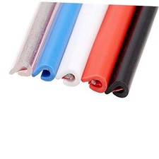 32ft 10M U Shape Car Door Moulding Rubber Scratch Protector Strip Edge White