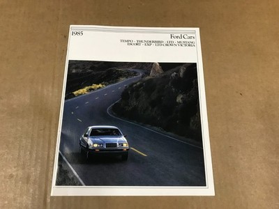 Vintage 1985 Ford Cars Dealership Salesman Brochure